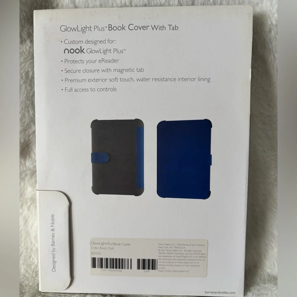 Nook Glowlight Plus Book Cover With Tab